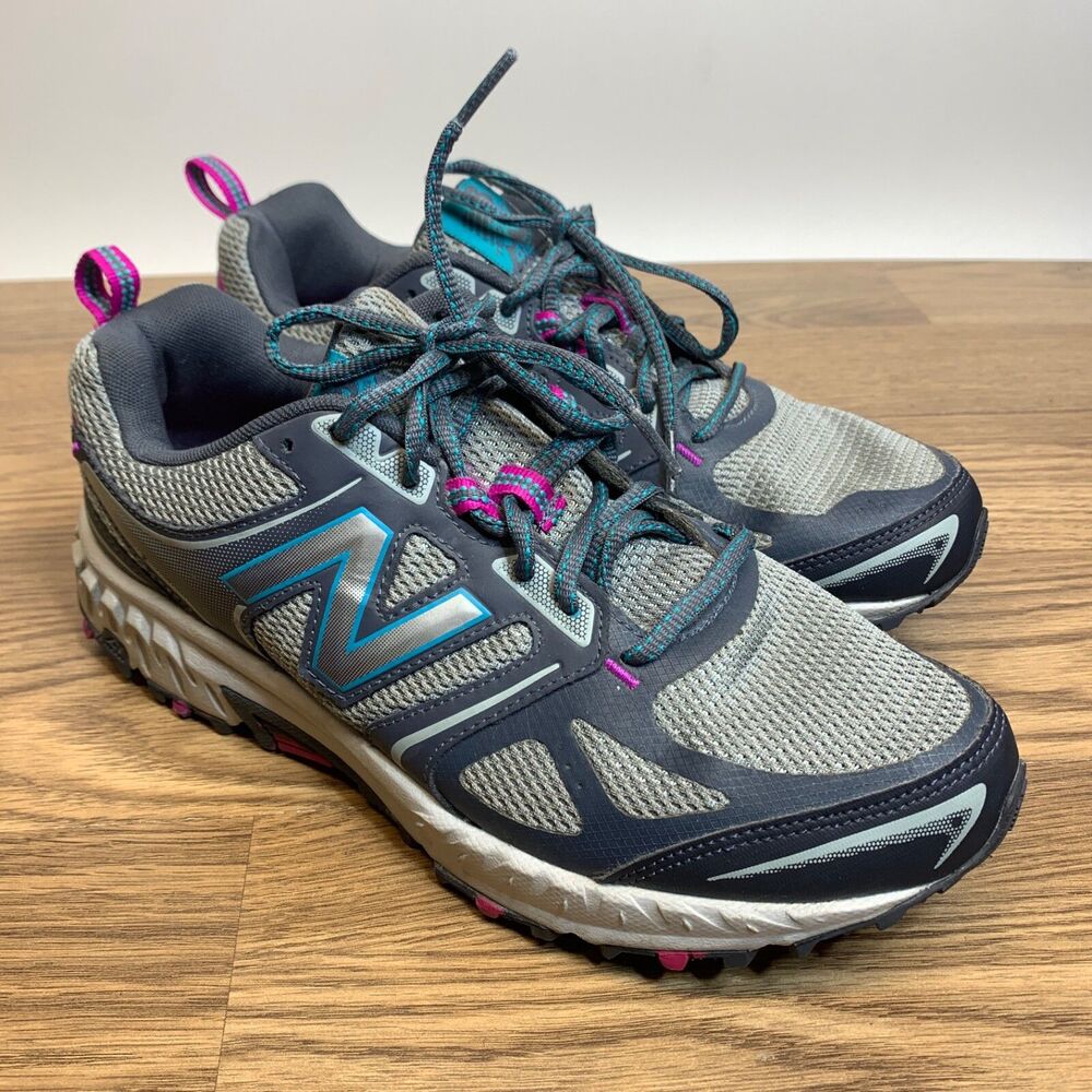 New Balance Women's 10 D BWTE412G3‎ Gray Trail Lace Up Running Shoes 412v3